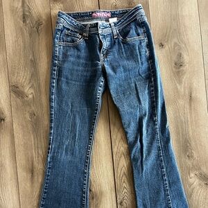Levi's 518 Blue Flare Wide Leg Jeans
